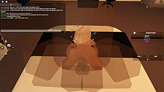 roblox blonde petite whore bends over wet for big black cock doggystyle deepthroat cum