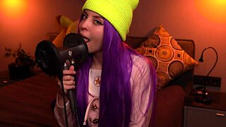 moona delivers close asmr ear licking with soft tongue and gentle breaths