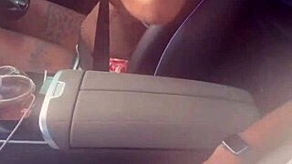 Check her gripping that monster black cock in the car