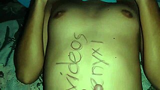 gf's milky pussy overflows during super young orgasm