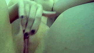 hey sexy nadia, those big tits love bath time with rubber duckies on your pussy