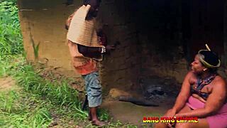 stepmother strips naked, i hunt her hairy bush then deep fuck juicy wet milf pussy hard