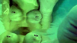 hey sexy nadia, those big tits love bath time with rubber duckies on your pussy