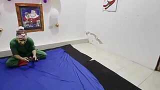 Bandit STEPSON pounds demanding STEPMOM on Christmas after her supermarket chore demand.