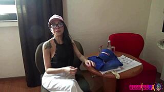 narrator hooks up with busty venezuelan escort for hotel handjob sucking