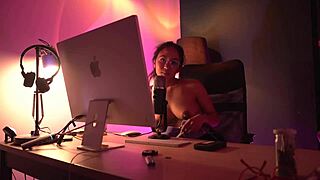 brunette flashes kinky as sexual energy awakens in scene one