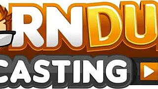 Xochi Moons builds to surprise cumshot after intense casting climax session.