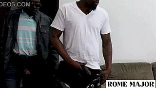 Rome Major's Big Black Cock Deepthroats Big Tits Sluts In Wild 3some Sloppy Cowgirl