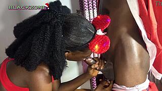 santa claus, you paid for my wet ebony pussy ride on christmas eve cash?