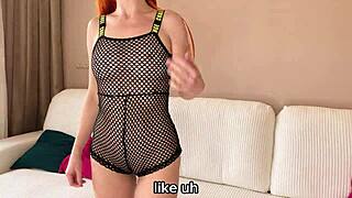 wanna see my stepsis test her tight pussy and deepthroat on my big cock before boyfriend?