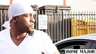 Rome Major's Big Black Cock Deepthroats Big Tits Sluts In Wild 3some Sloppy Cowgirl