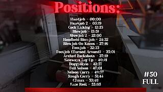 cheerleader gets bent over fucked deepthroat doggystyle creampie after footjob in empty cafe... sex with follower 50