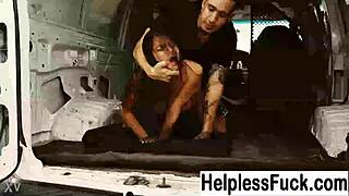 michelle martinez plays helpless teen enduring rough pounding relentlessly