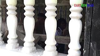 Wife caught cheating with landlord's bbc outdoors?