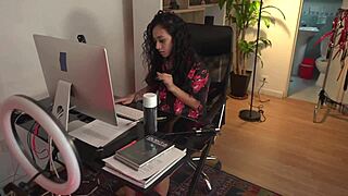 brunette flashes kinky as sexual energy awakens in scene one