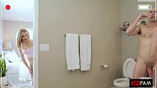 skinny petite teen becky summer begs stepdad for missionary doggystyle creampie in her tight wet pussy then rides his monster cock