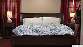 Crystal Rush teaches Aria Lee pussy licking and strapon in stepmom roleplay.