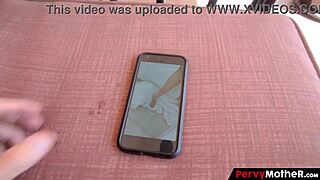 PervyMother Boy's Heart Pounds Seeing Mom's Juicy Naked Tits Pussy Videos in Garage