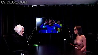 morena alice vasconcelos teases huge tits says no anal but rides fat guy reverse