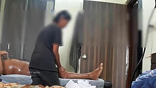 Hidden Cam Captures masseuse's Cock Flash and Surprise Happy Ending Reveal!