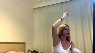 Horny MILF in HEELS depilates ARMPITS with fetish tease!