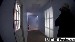 Can you believe Britney's golden implants bounce while she fucks that old lesbian pussy?