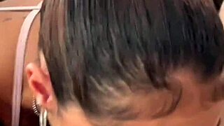 Petite Latina Teen Sloppy Deepthroat Rimjob and Cum in Mouth POV