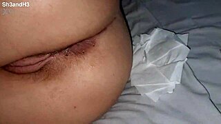 Girlfriend's Skinny Body Dripping Wet After Intense Bedroom Fuck Session