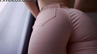 pov watch this brunette goddess in jeans facesittin n countdown to cum on her big ass