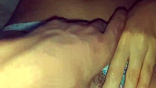 Skinny 18-year-old Brazilian brunette girlfriend oils up in homemade casting