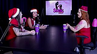 isadora closel pink pussy begs for giant black cock gangbang on sheer red lingerie