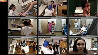 angel santanas spreads wide for her first intense gyno exam backstage