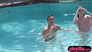 Homemade pov of teen bent over for outdoor doggystyle blowjobs.