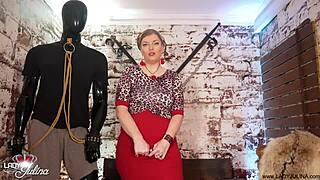 anal domination with german milf wrecking your tight rosette slave