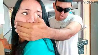 stepmom's juicy wet pussy gets kitchen pounding by horny stepson cock