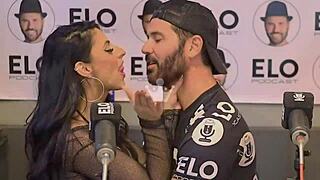 Hotwife Rainha Gives SLOPPY Blowjob To Podcast Host