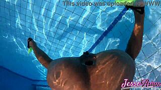 Petite Asian Plugs Huge Ass Outdoors Pool Skinny Short Hair