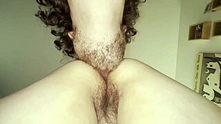 Chubby brunette bbw milf takes creampie after rough fuck