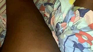 aline spreads her ass wide open right on the bed