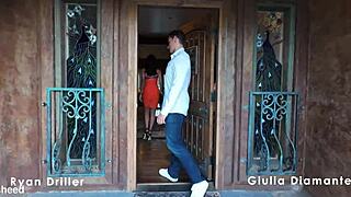 Giulia Diamond takes deep American assfucking at boring party