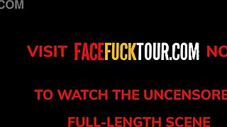 omg this tiny latina teen chokes down monster cock deep in throat 😩💦