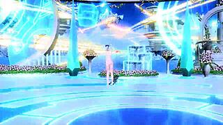 hatsune miku rabbit costume reveals huge tits and ass