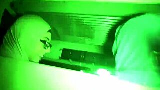 Hot Teen Caught Sneaking on Army Base!