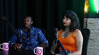 swingers spot couple through sheer lingerie at home party