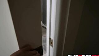 stepmom busts sneaky shower spy peek