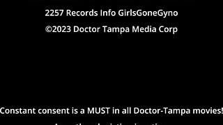 angel santanas spreads wide for her first intense gyno exam backstage