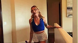 Picture dylan moore sneaking a vibrator to vanessa sky during their steamy workout