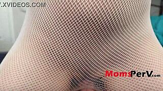 Stepmom Alison Rey Shares Pantyhose Fetish Footjob With Stepson Joshua Lewis