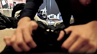 former ghetto queen gags deep on huge cocks in every wild position screaming to orgasm