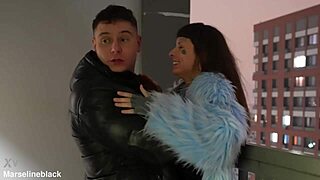 we caught someone spying on our rough public fuck so we took it home hard